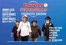 Country Superstars live Show Flyer